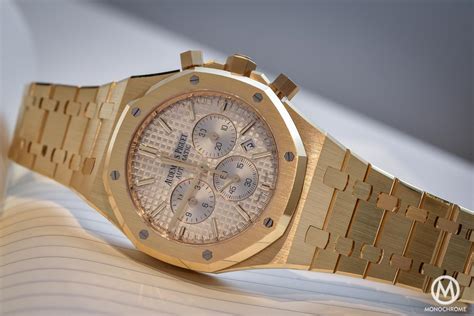 audemars piguet royal oak gold 26320|Audemars Piguet gold price.